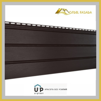 Софит Ю-Пласт Без перфорации Коричневый 0,3м*3м