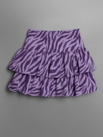 Летний костюм для девочки, лонгслив и юбка