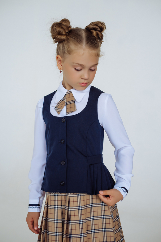 Жилет для девочки "Русалочка" коллекция "Галактика Эконом"