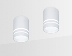 Накладной светодиодный точечный светильник TN235 WH/S белый/песок LED 4200K 5W D60*100