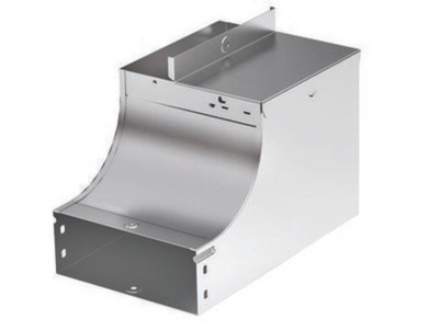 Угол вертикальный внутренний, переходник CSSS 90 осн. 300 H100 в комплекте с крепежными элементами и соединительными пластинами