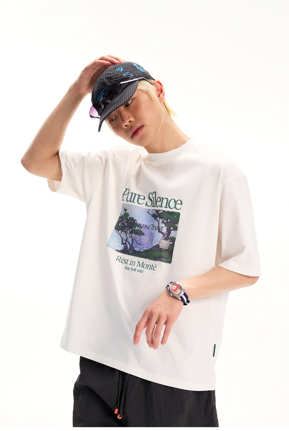 Футболка Nothomme Monterest Restcard белый