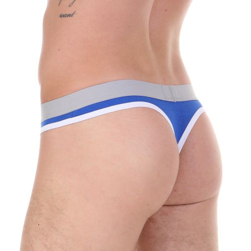 Трусы мужские стринги синие Van Baam 45132