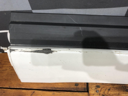 Накладка двери задней левой Toyota Highlander 3 (U50) 13-19 Б/У Оригинал 750760E071