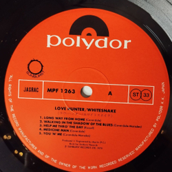 Винтажная виниловая пластинка LP Whitesnake Lovehunter (Japan 1979) (Obi Copy)