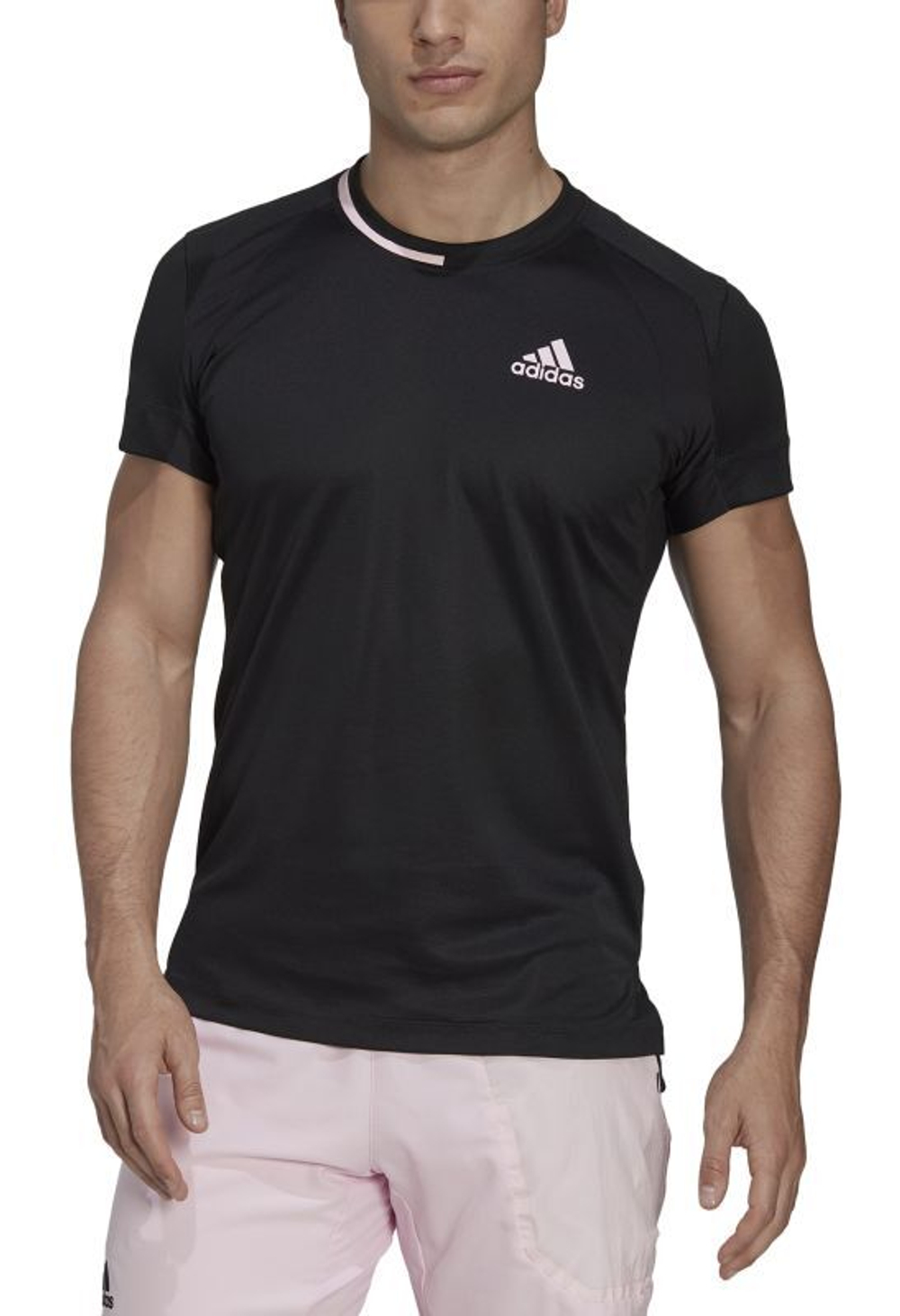 Мужская теннисная футболка Adidas US Series Tee - black