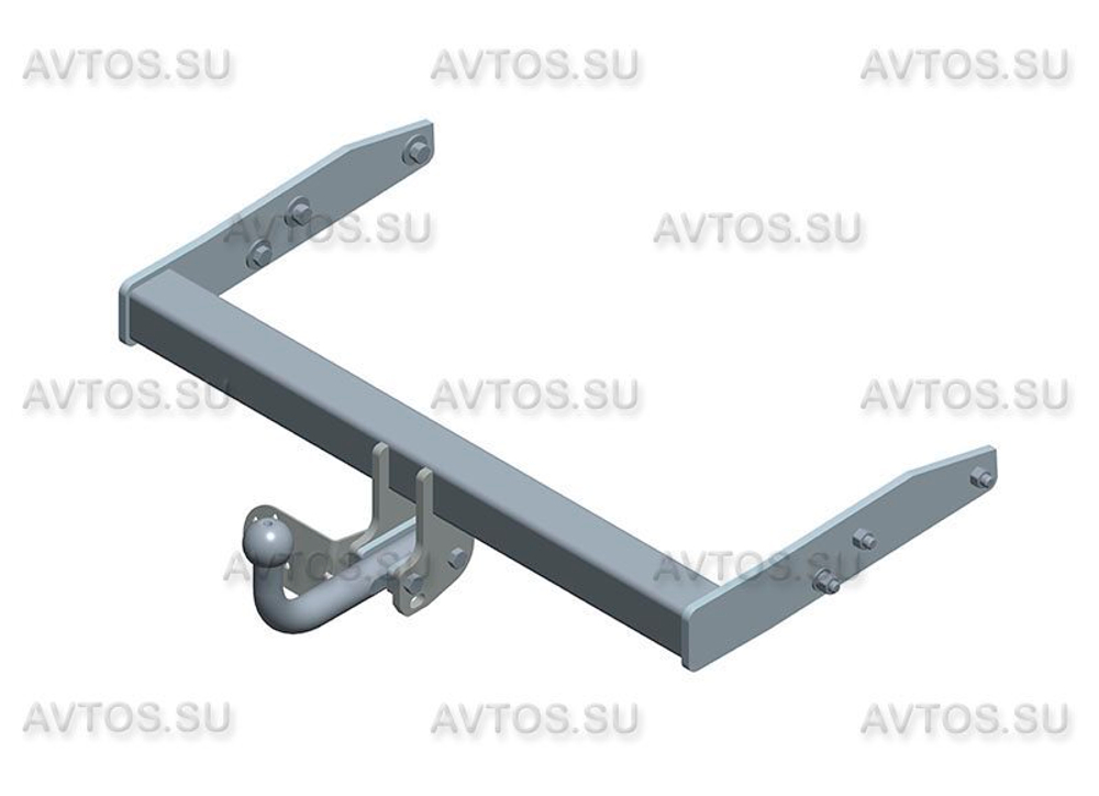 Фаркоп для Volkswagen T5, T6 2003-2016- (без электрики) (паспорт и сертификат) AvtoS.VW36
