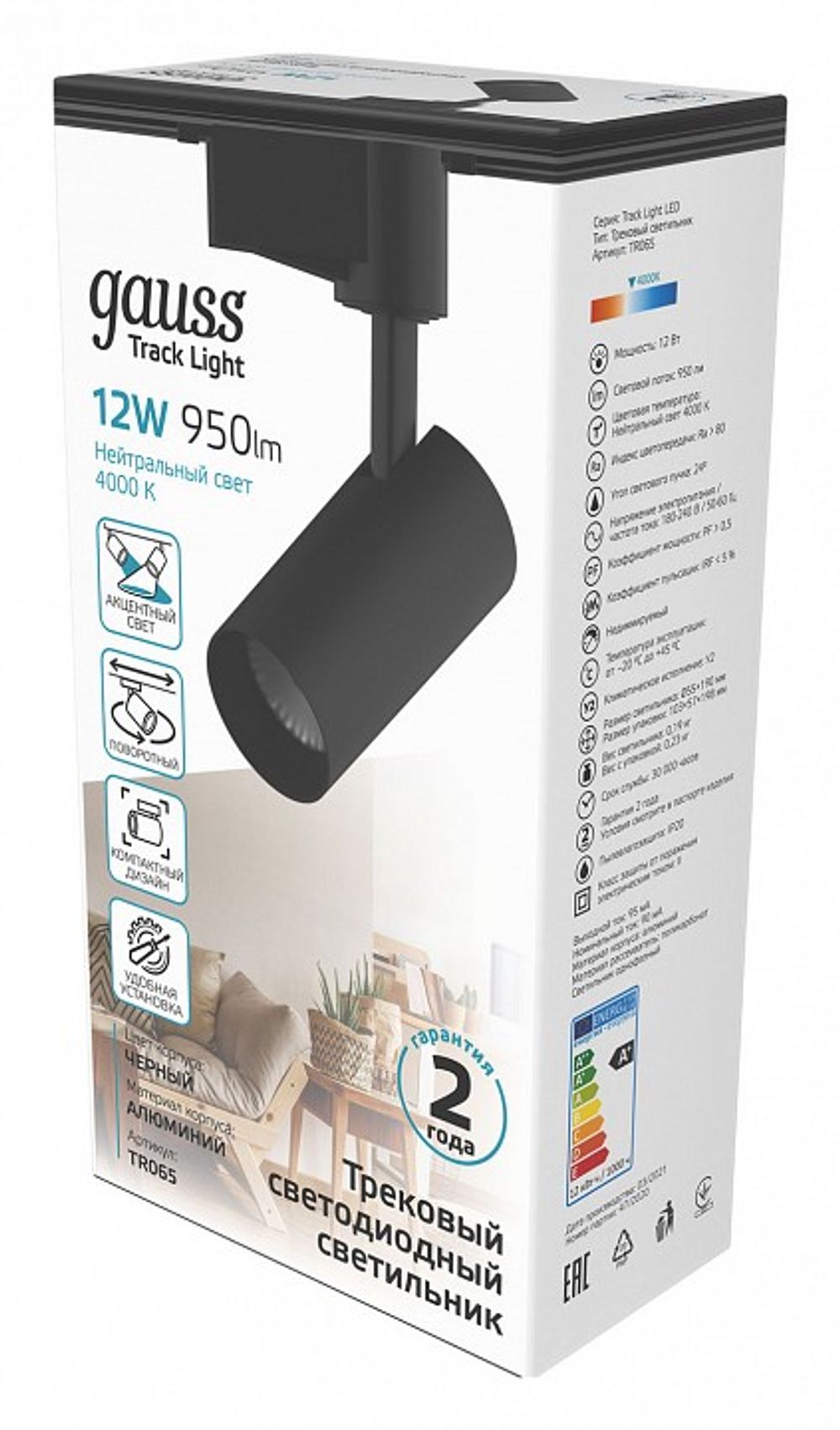 Светильник на штанге Gauss TR TR065