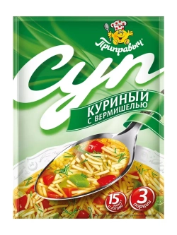 Суп Азбука, Зоопарк, Звездочка, Куриный ассорти 60 г * 4 шт