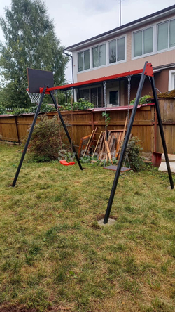 Монтаж уличных качелей Sv Sport