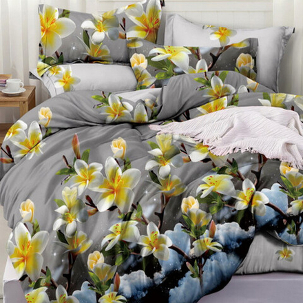 Комплект постельного белья "ВЛ. 2232", поплин, 100% хлопок, Россия.