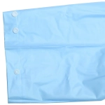 Дождевик-плащ детский «Радуга» с капюшоном,регулир.манжет,с отдел.под рюкзак, цвет бело-синий, размер XL(95*57см) ДоброСад