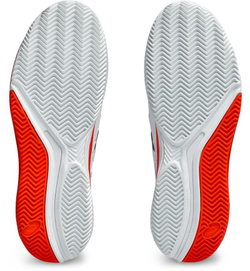 Мужские кроссовки теннисные Asics Gel-Resolution 9 Clay - white/blue expanse