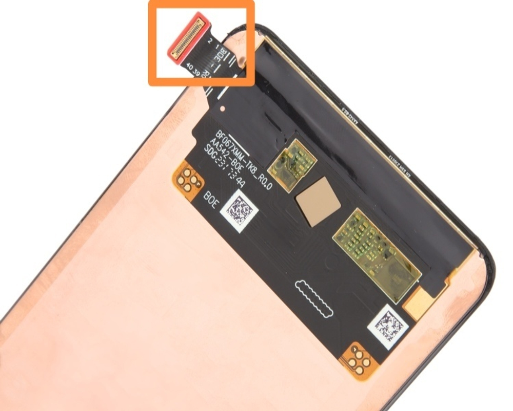 Oppo Reno12F (CPH2637) FPC коннектор дисплея (на шлейфе) (ORIG)