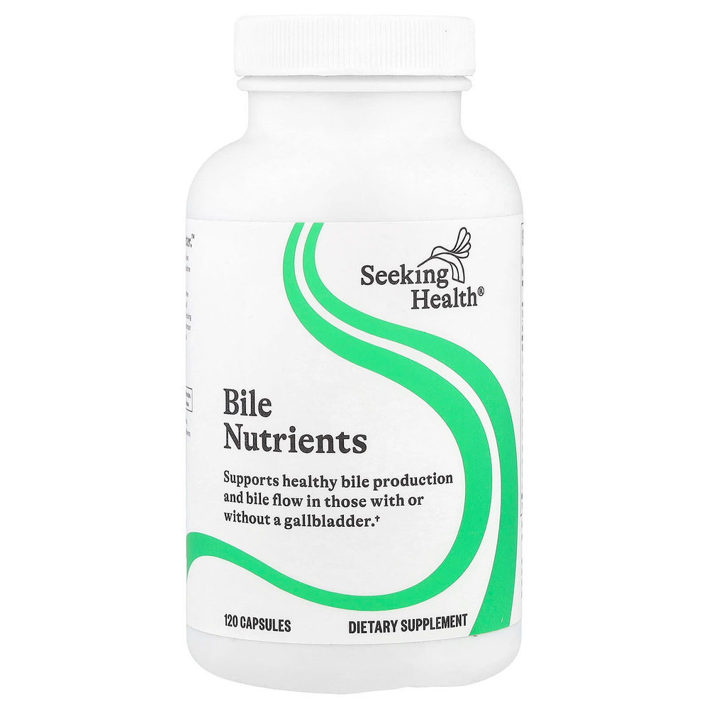 Seeking Health, питательные вещества для желчи, 120 капсул