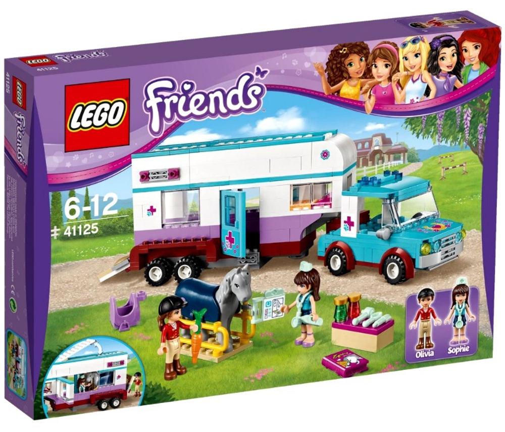 LEGO Friends: Ветеринарная машина для лошадок 41125 — Horse Vet Trailer — Лего Друзья Продружки Френдз