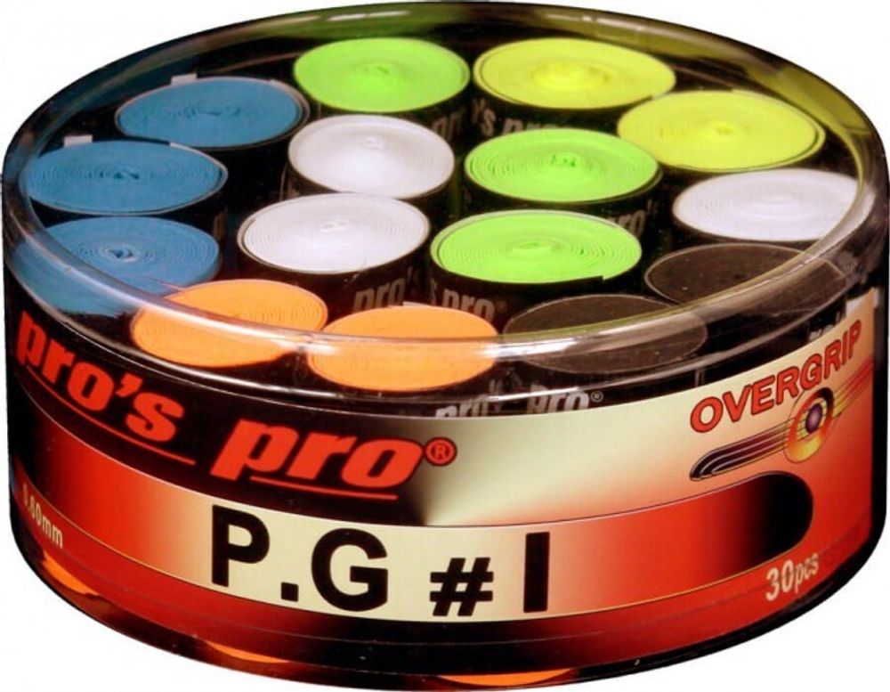 Теннисные намотки Pro&#39;s Pro P.G. 1 30P - color