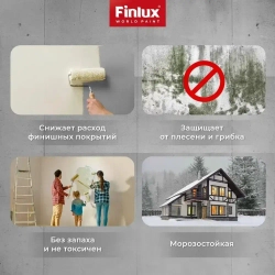Грунтовка глубокого проникновения для любых видов внутренних и наружных работ Finlux F-17 Euro