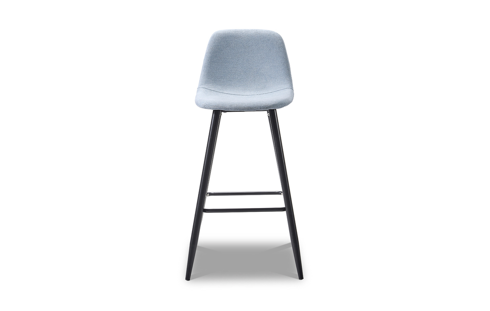 Барный стул 350B голубой/черный