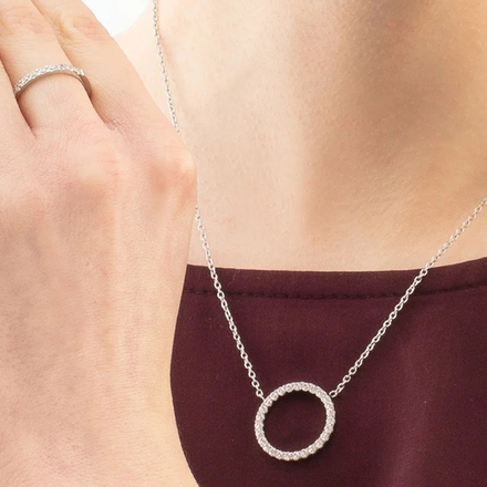 Колье Coeur de Lion Crystal-Silver 2057/10-1817