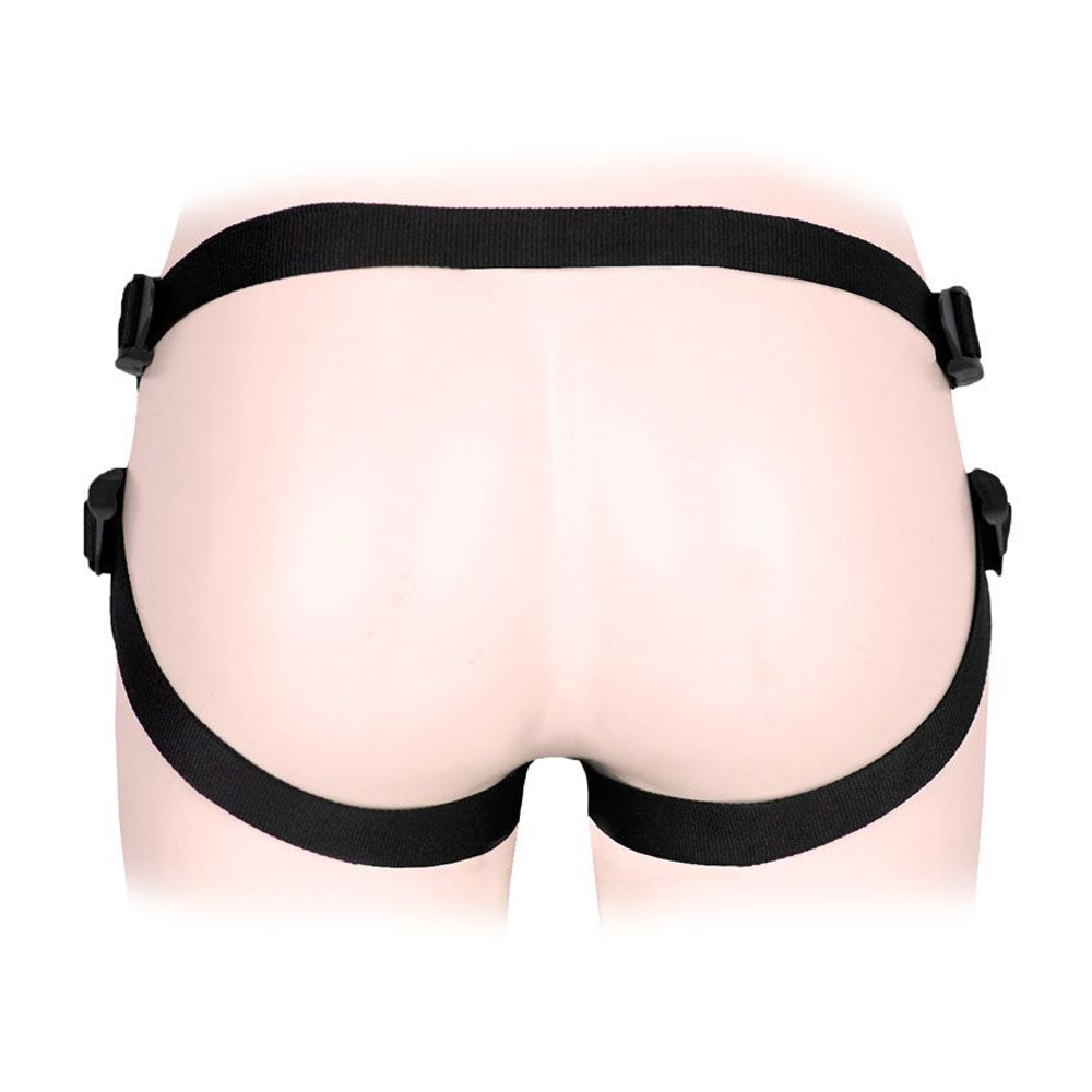 Черный пояс-трусики в комплекте с коннектором (Цвет: черный)