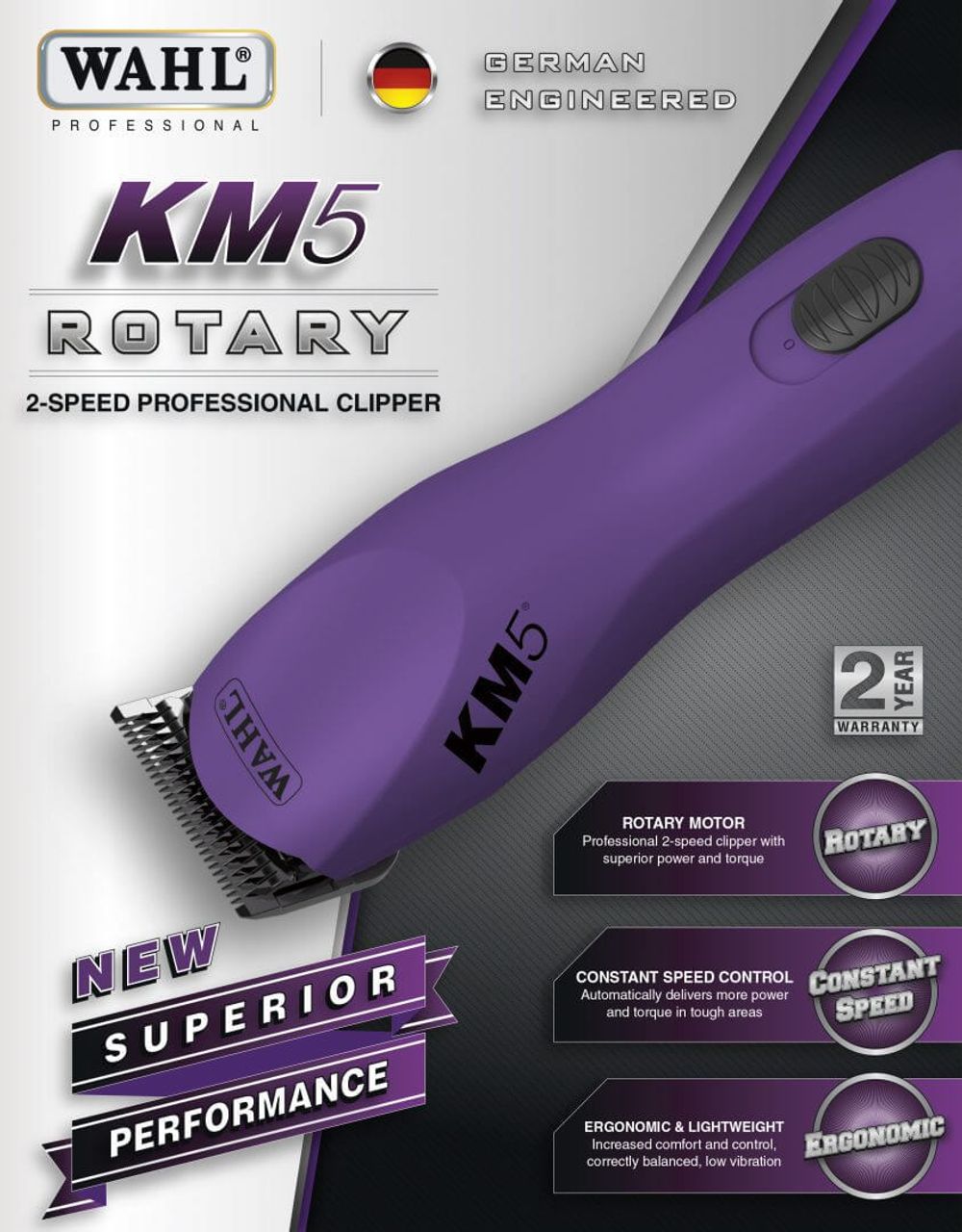 Машинка для стрижки животных Wahl KM5 (1260-0470) - 11