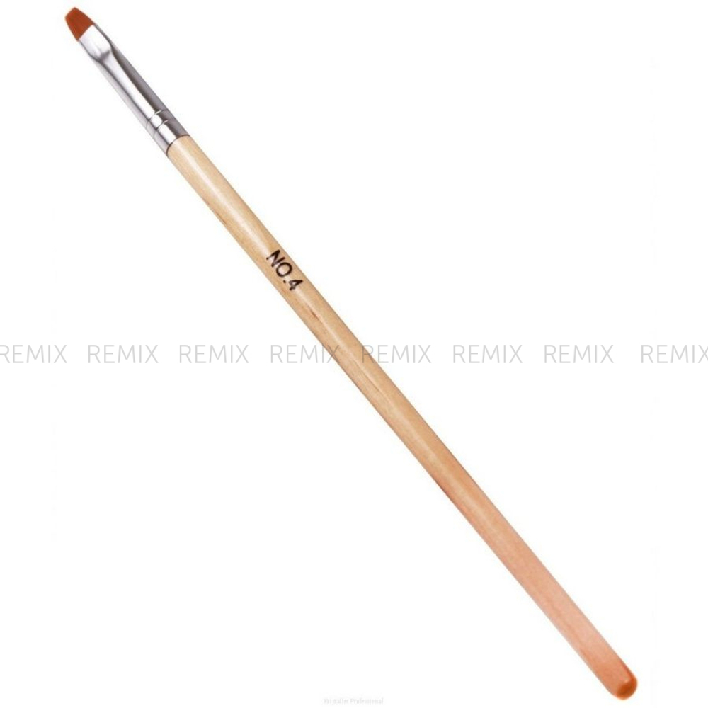 Kristaller Кисть для геля KR-204 (№ 4) в тубусе