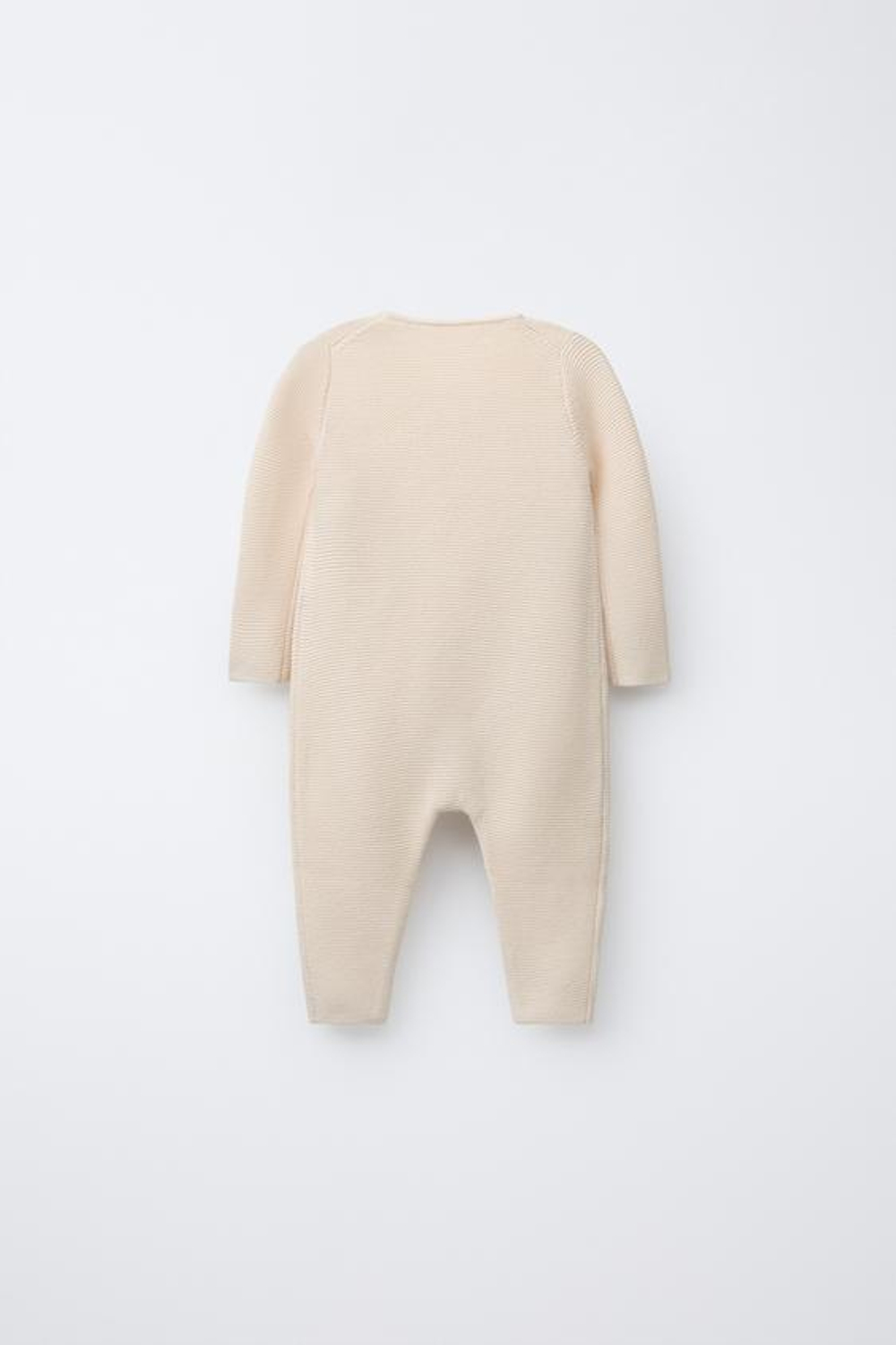 ZARA ТРИКОТАЖНОЕ КИМОНО С ВЫШИВКОЙ «УТЕНОК», КРЕМОВЫЙ