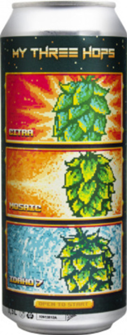 Пиво Штамм Бир Май Три Хопс / Stamm Beer My Three Hops 0.5 - банка