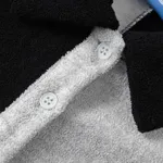 Поло Ymkashix color block HTF черный/серый