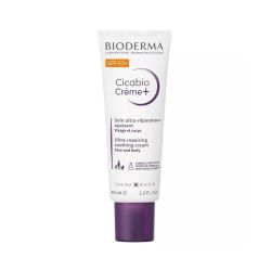 Bioderma Cicabio Creme+ Восстанавливающий и успокаивающий крем SPF 50+, 40 мл
