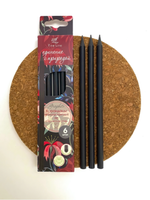 Карандаши ч/г 6шт. HB "Fine Line Graphite" с ароматом розы (ПОЛИНОМ)