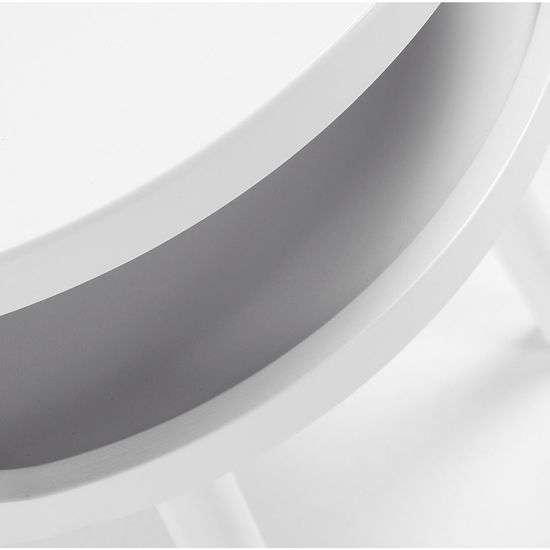 Столик Bruk с полкой белый Испания