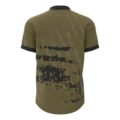 Мужское теннисное поло BIDI BADU Pure Wild Polo Men - Olive, Dark Grey