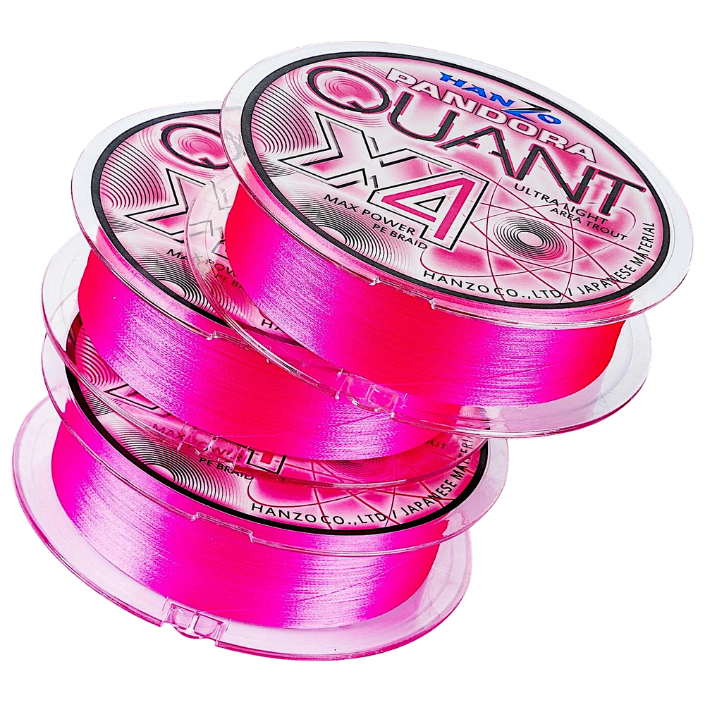 Шнур Hanzo Pandora Quant x4 150м Pink -