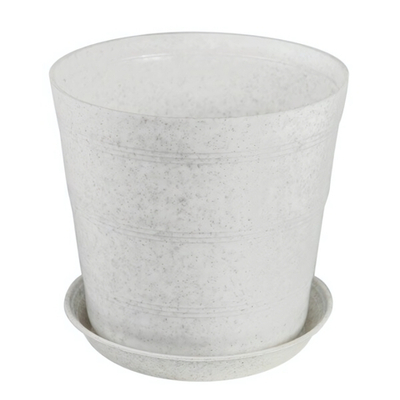 Кашпо "Классик" с поддоном 2л (цвет мраморный)