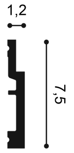 Плинтус гибкий SX187F