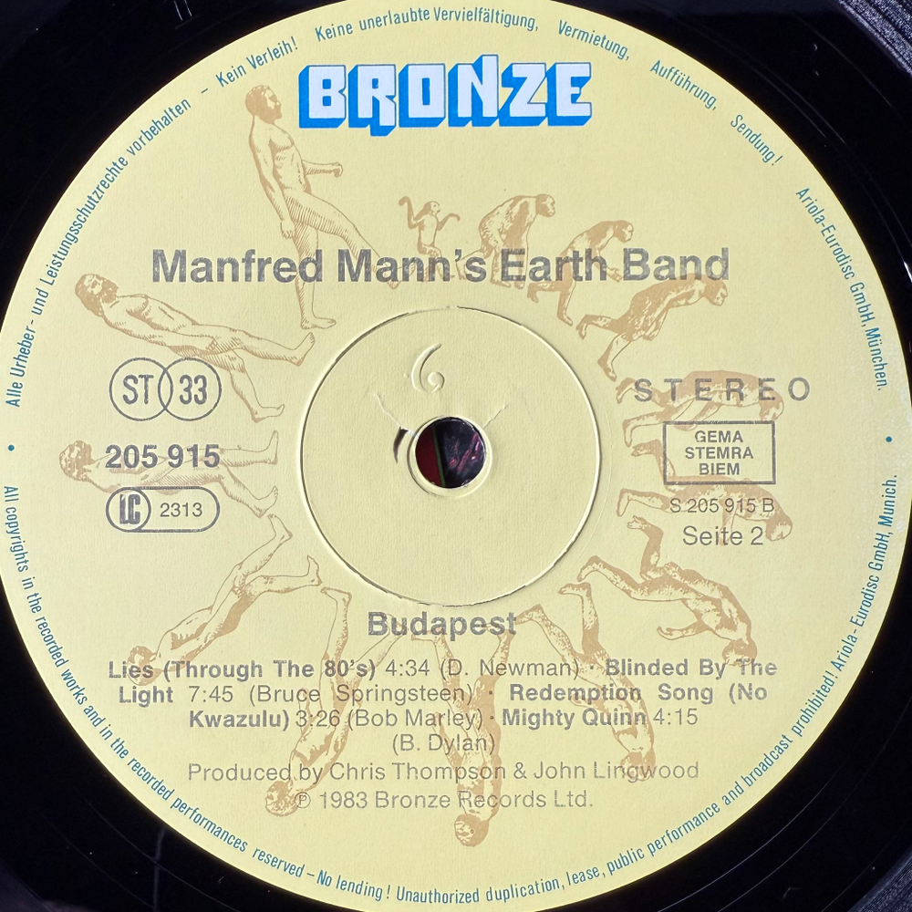 Manfred Mann's Earth Band - Budapest (Live) Германия 1983г.
