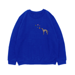 Свитшот "Левретка и бабочки"