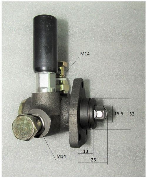Насос ручной подкачки топлива Ricardo R6105 (фланец 50х66 мм,правый)/Hand Primer pump,S11/P2208A