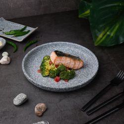 Тарелка с бортом d 23,3 см h3,1 см Stone Untouched Taiga P.L. Proff Cuisine [1]