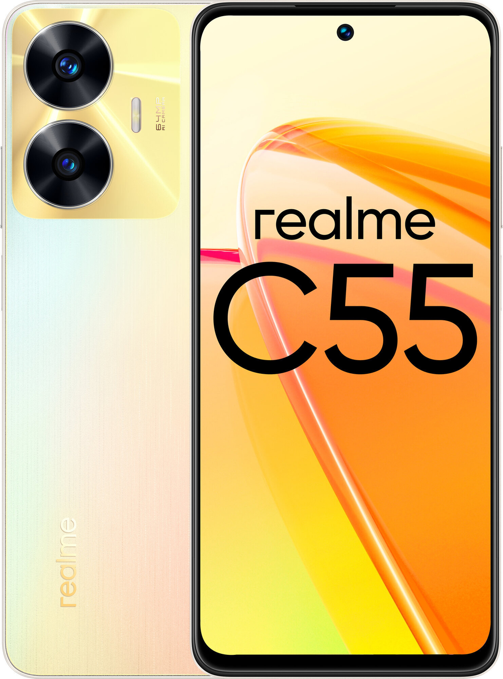Смартфон realme C55 6/128 ГБ RU, Dual nano SIM, sunshower