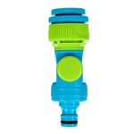 Адаптер штуцерный, шарнирный, с переключателем, 1/2-1'', Palisad Luxe, 65781