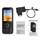Мобильный телефон Maxvi K18, чёрный