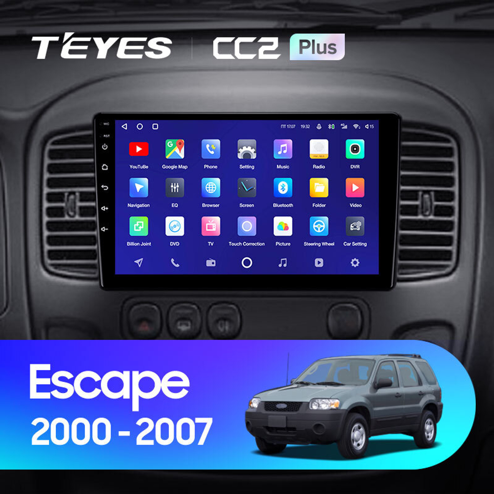 Teyes CC2 Plus 9"для Ford Escape 1 2000-2007