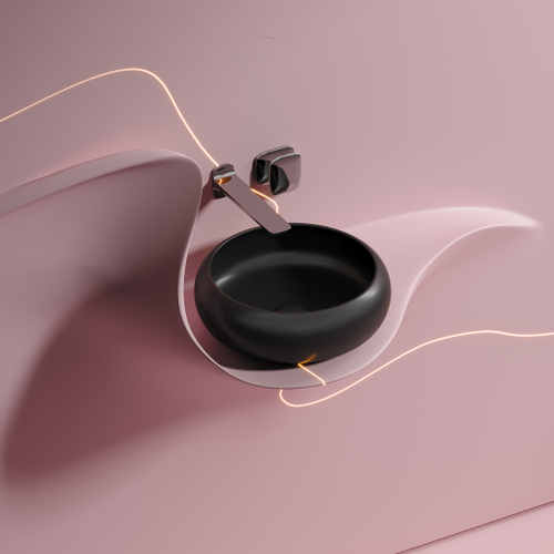 Рукомойник Ceramica Nova Element 36 см CN6050MB черная