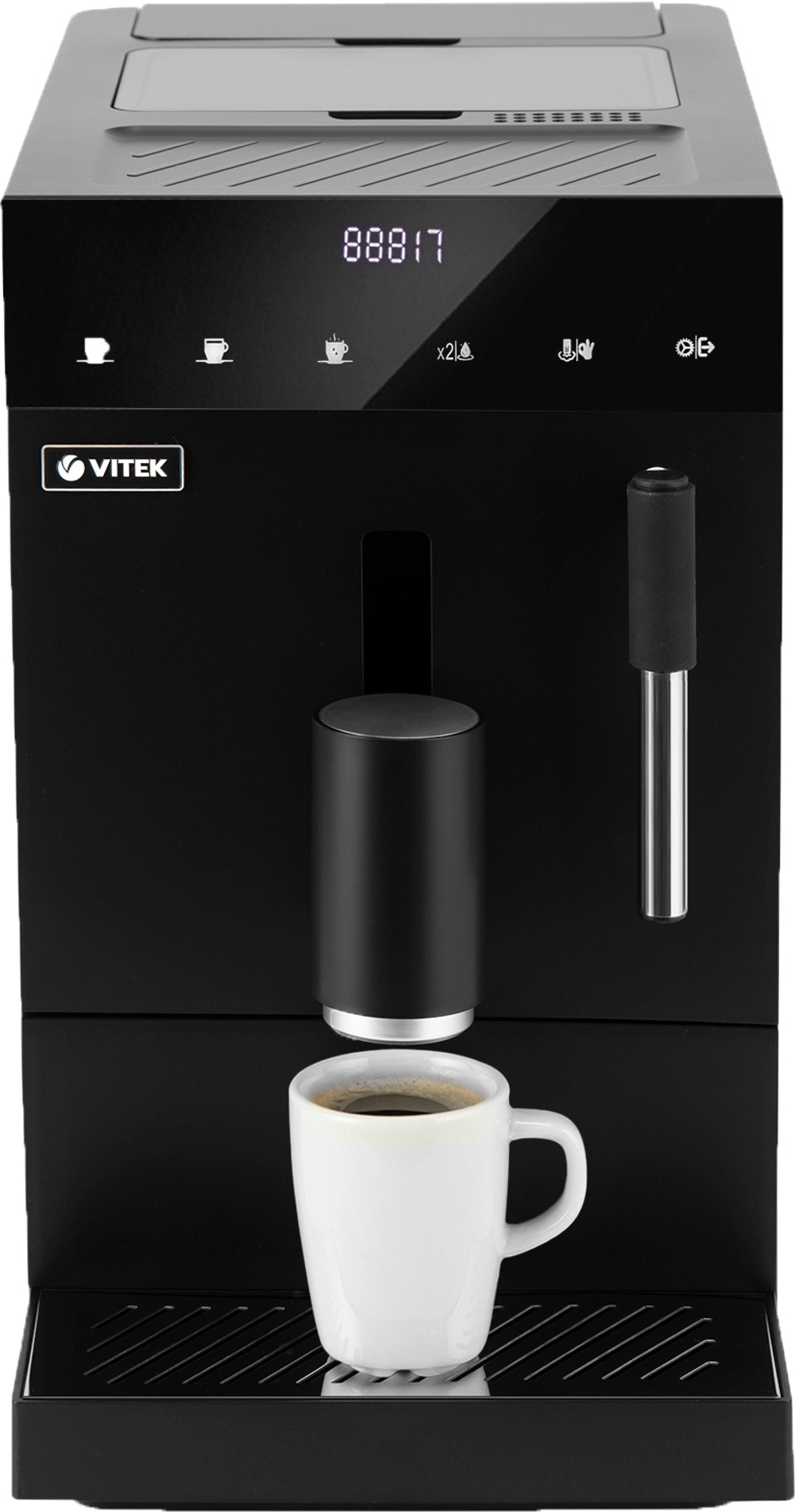 Кофемашина Vitek Metropolis VT-8701 1350Вт черный