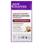 New Chapter, Immune Support, смесь грибов рейши и шиитаке, 120 веганских капсул