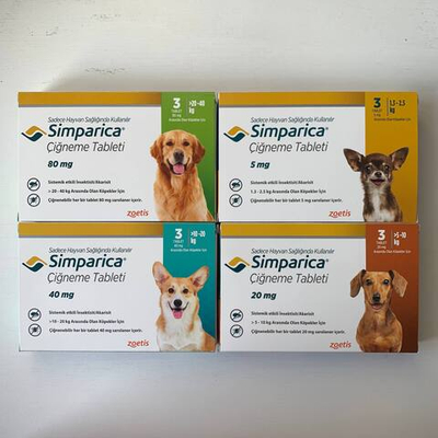 Симпарика — жевательные таблетки для защиты собак от блох и клещей