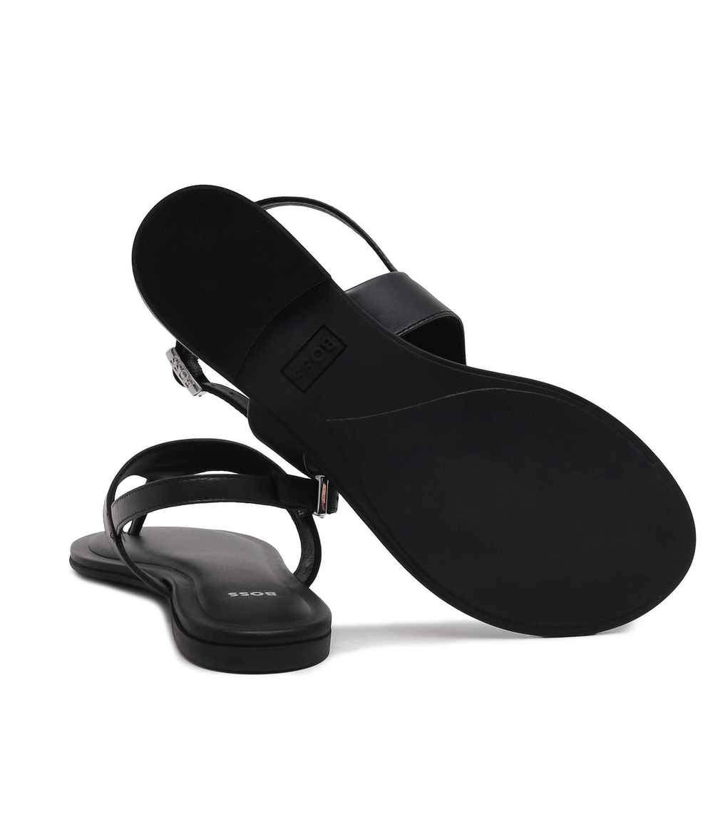 Босоножки кожаные millie BOSS BLACK - черный(50517412)